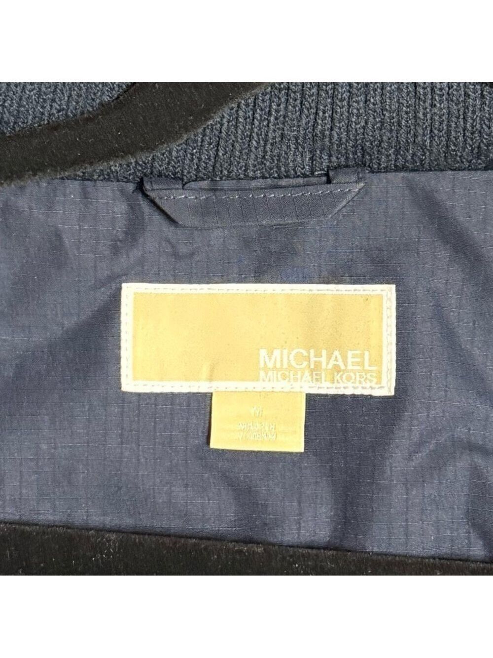 Michael Michael Kors Women’s Navy Blue Parka Raincoat Jacket. Size M - Picture 7 of 7